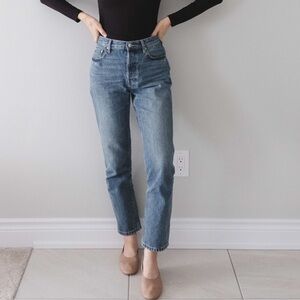 NWT Everlane The Curvy 90s Cheeky Straight Jeans 30 Crop